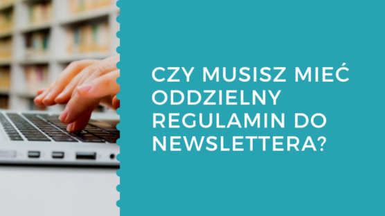 regulamin newslettera
